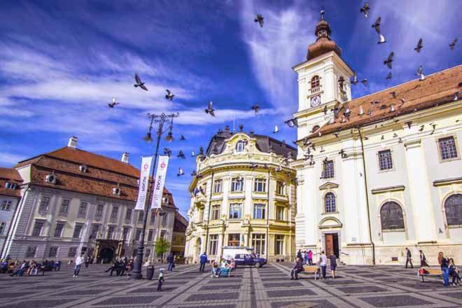Luxury Center City Sibiu Eksteriør bilde